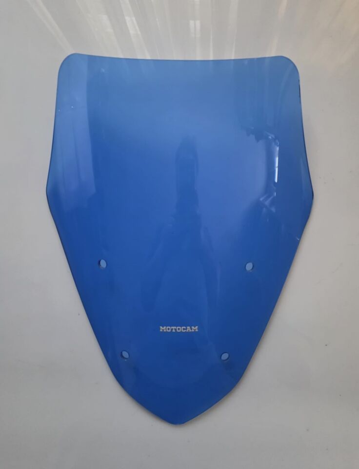 MOTOCAM Altai F1 Max Ön Cam 2021-2026 Model 43cm Mavi Renkli 4mm