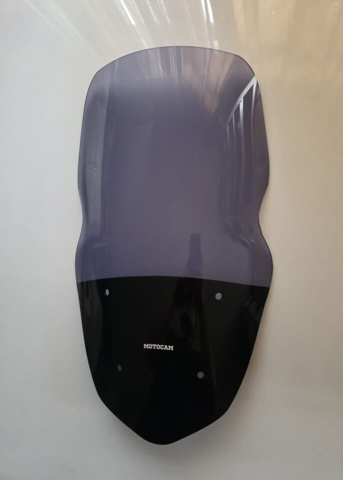 MOTOCAM Küba Newcity 125 Ön Cam 2023-2026 Model 58cm Füme Renkli 4mm ORJİNAL BOYLU
