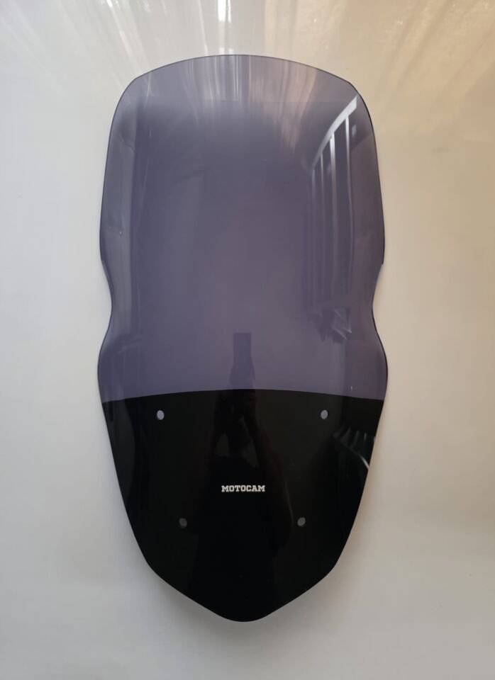 MOTOCAM Küba Newcity 125 Ön Cam 2023-2026 Model 58cm Füme Renkli 4mm ORJİNAL BOYLU