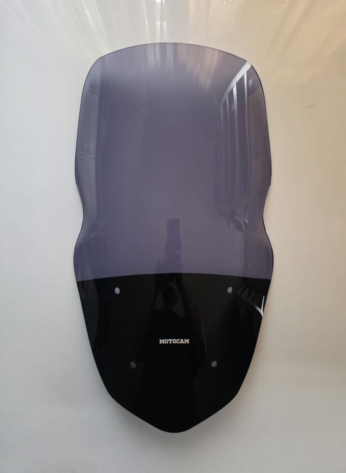 MOTOCAM Küba Newcity 125 Ön Cam 2023-2026 Model 58cm Füme Renkli 4mm ORJİNAL BOYLU