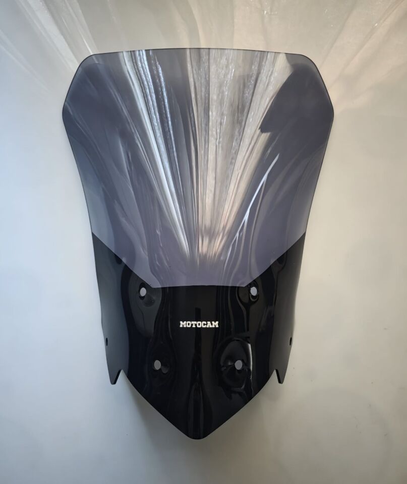 MOTOCAM Mondial Rx1 İ Evo Ön Cam 2018-2020 Model 50cm Füme Renkli 4mm
