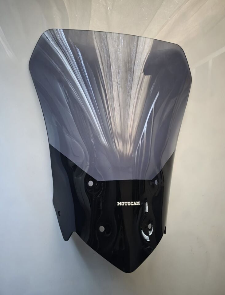MOTOCAM Mondial Rx1 İ Evo Ön Cam 2018-2020 Model 50cm Füme Renkli 4mm