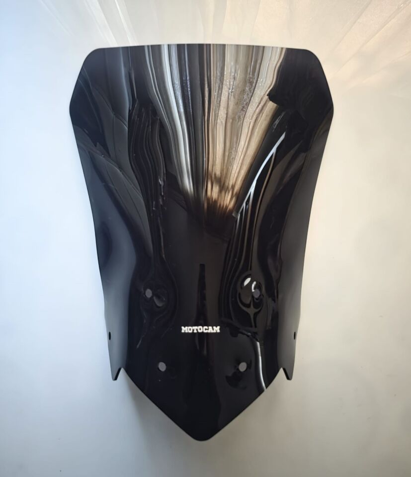 MOTOCAM Mondial Rx1 İ Evo Ön Cam 2018-2020 Model 50cm Siyah Renkli 4mm