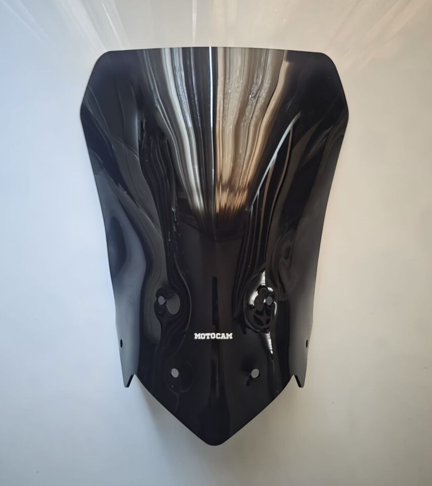 MOTOCAM Mondial Rx1 İ Evo Ön Cam 2018-2020 Model 50cm Siyah Renkli 4mm