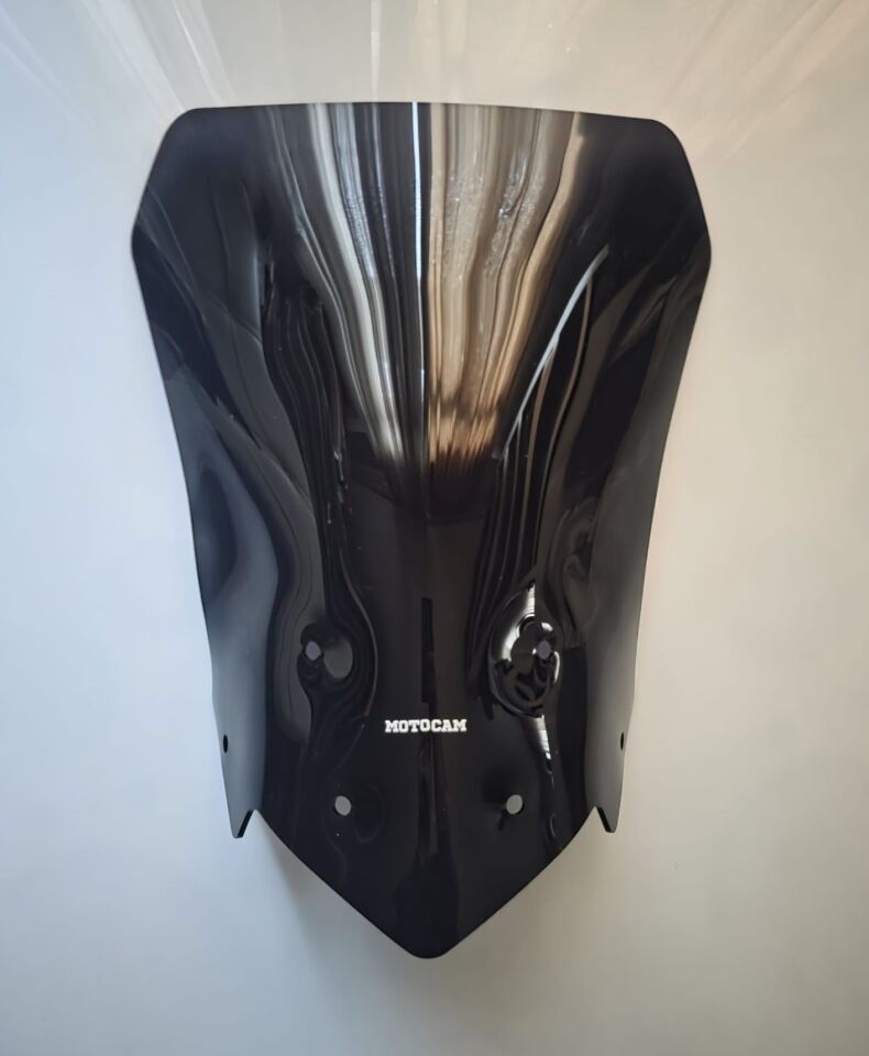 MOTOCAM Mondial Rx1 İ Evo Ön Cam 2018-2020 Model 50cm Siyah Renkli 4mm