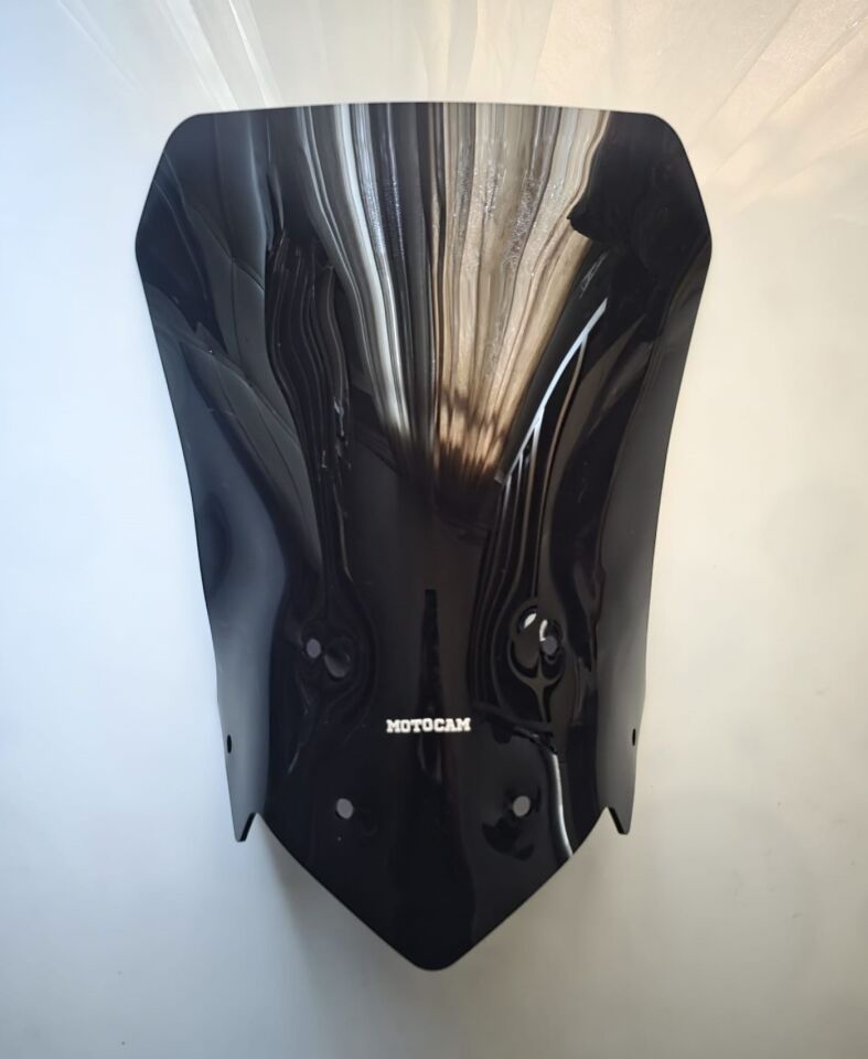 MOTOCAM Mondial Rx1 İ Evo Ön Cam 2018-2020 Model 50cm Siyah Renkli 4mm
