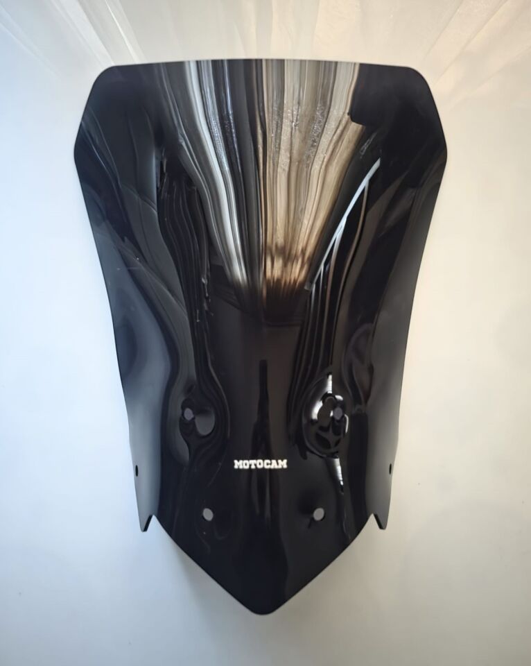 MOTOCAM Mondial Rx1 İ Evo Ön Cam 2018-2020 Model 50cm Siyah Renkli 4mm
