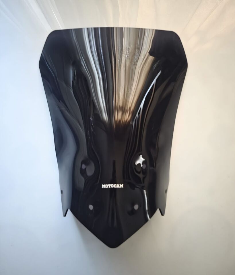 MOTOCAM Mondial Rx1 İ Evo Ön Cam 2018-2020 Model 50cm Siyah Renkli 4mm