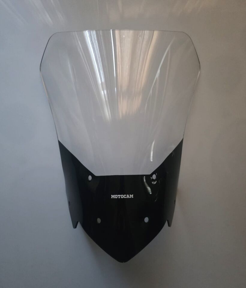 MOTOCAM Mondial Rx1 İ Evo Ön Cam 2018-2020 Model 50cm Şeffaf Renkli 4mm
