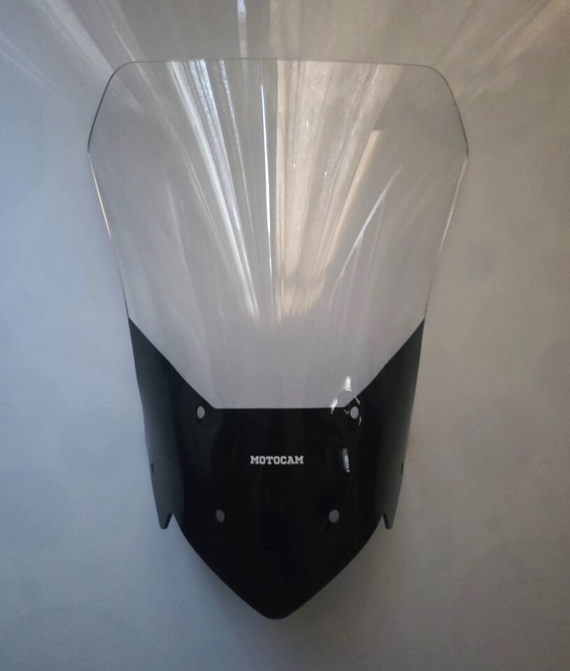MOTOCAM Mondial Rx1 İ Evo Ön Cam 2018-2020 Model 50cm Şeffaf Renkli 4mm