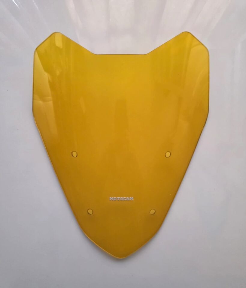 MOTOCAM Altai F1 Max Ön Cam 2021-2026 Model 40cm Sarı Renkli 4mm