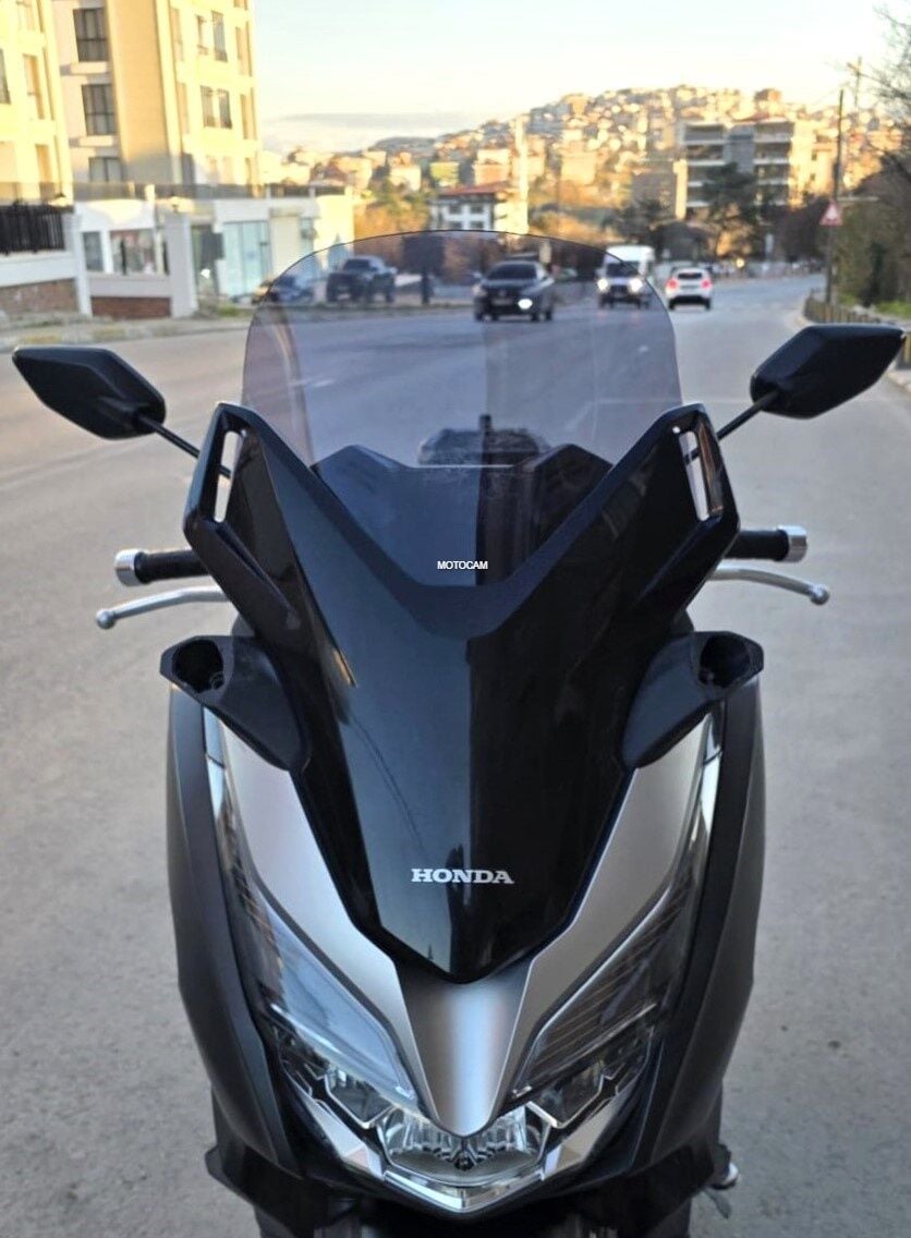 MOTOCAM Honda Forza 250 Ön Cam 2018-2020 Model 47cm Füme Renkli 4mm