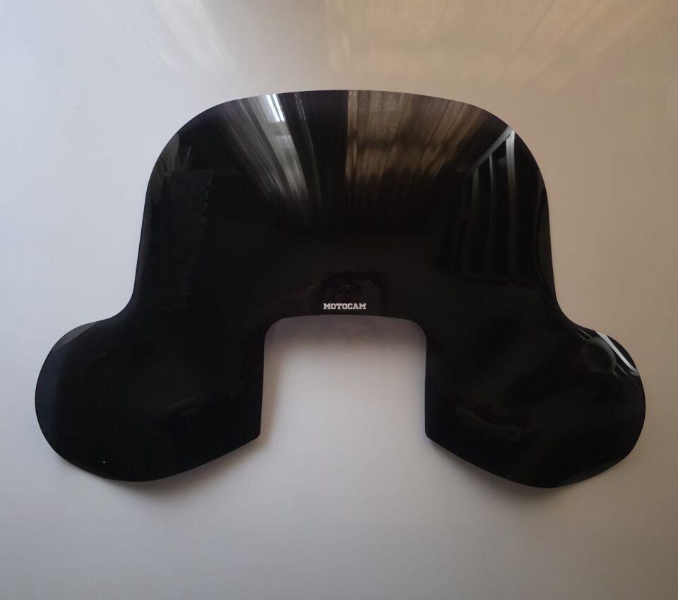 MOTOCAM SFM Mayro 50 Ön Cam 2023-2026 Model 42cm Siyah Renkli 4mm Elcikli APARATSIZ