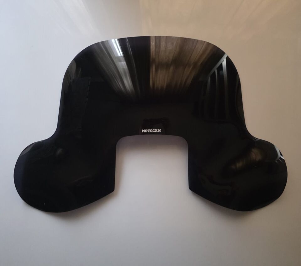 MOTOCAM SFM Mayro 50 Ön Cam 2023-2026 Model 42cm Siyah Renkli 4mm Elcikli APARATSIZ