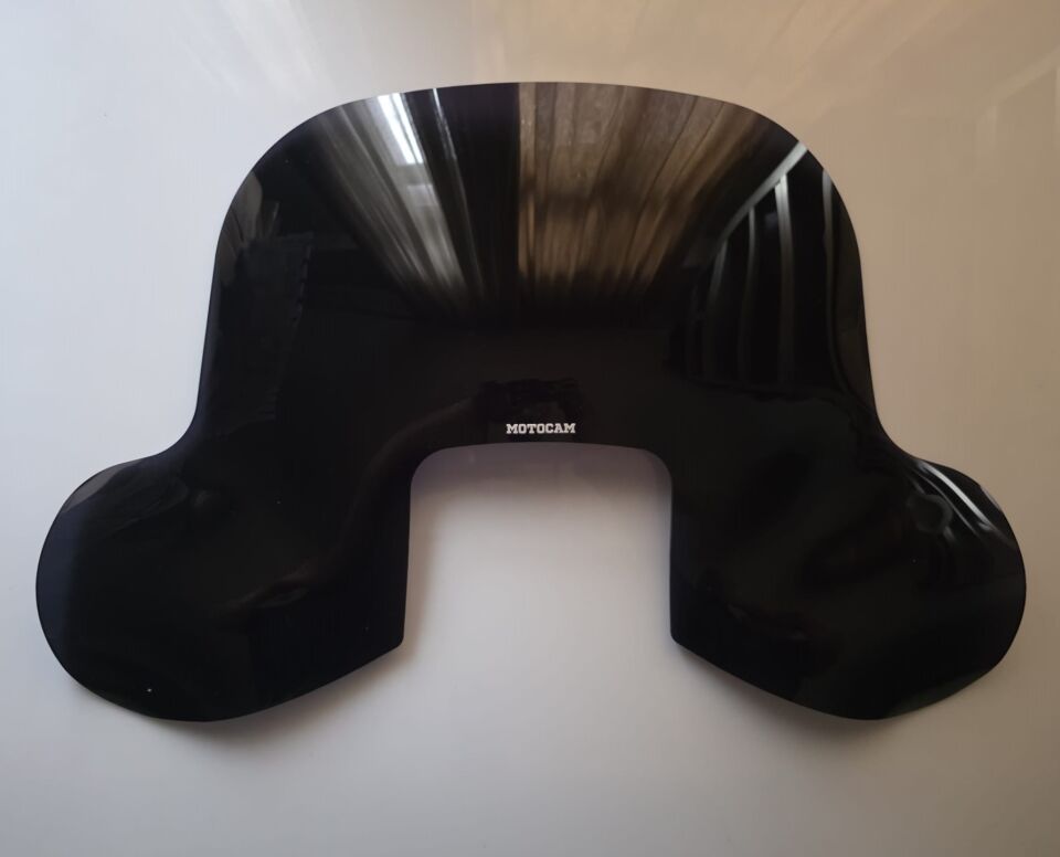 MOTOCAM SFM Mayro 50 Ön Cam 2023-2026 Model 42cm Siyah Renkli 4mm Elcikli APARATSIZ