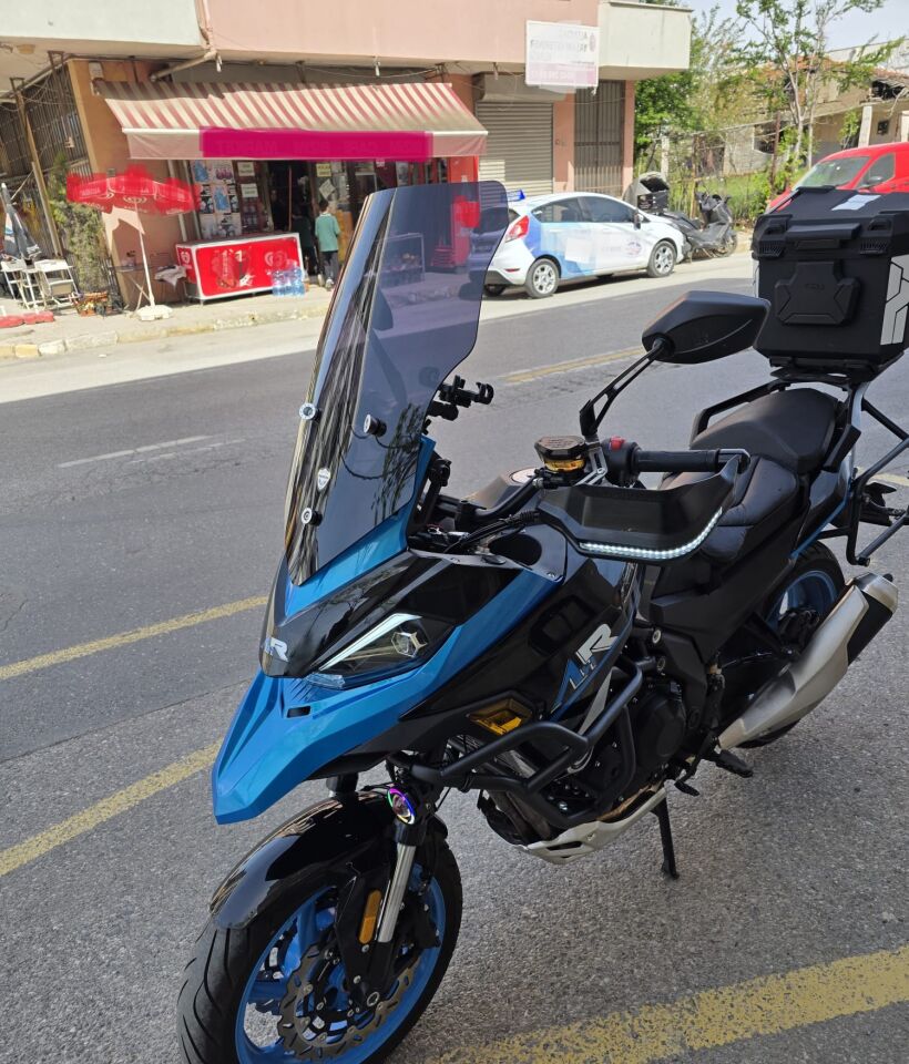 MOTOCAM RKN 530 ADV Ön Cam 2021-2026 Model 55cm Siyah Renkli 4mm