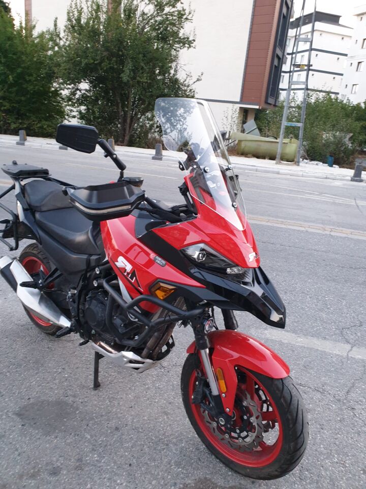 MOTOCAM RKN 530 ADV Ön Cam 2021-2026 Model 55cm Şeffaf Renkli 4mm