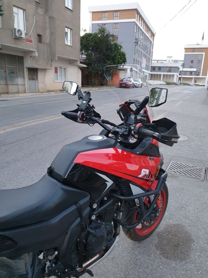 MOTOCAM RKN 530 ADV Ön Cam 2021-2026 Model 55cm Şeffaf Renkli 4mm