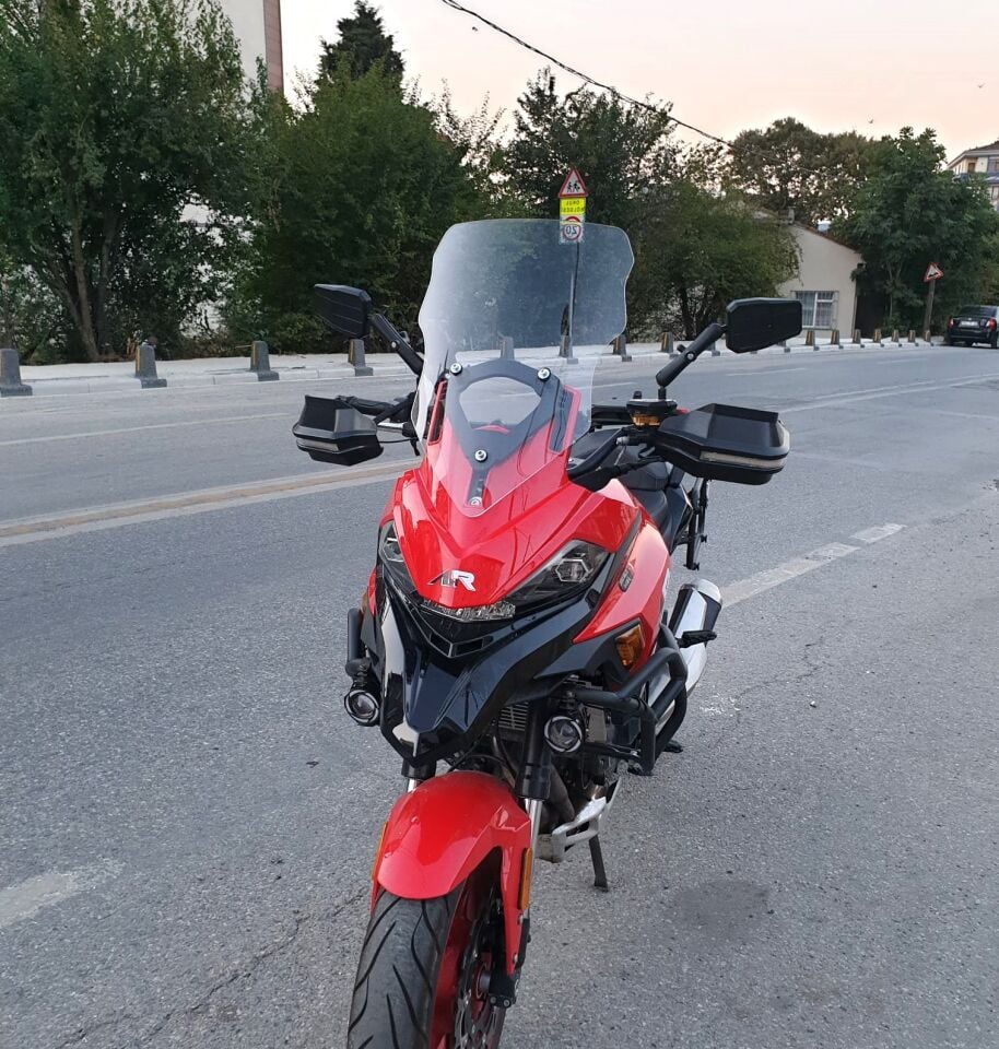 MOTOCAM RKN 530 ADV Ön Cam 2021-2026 Model 55cm Şeffaf Renkli 4mm