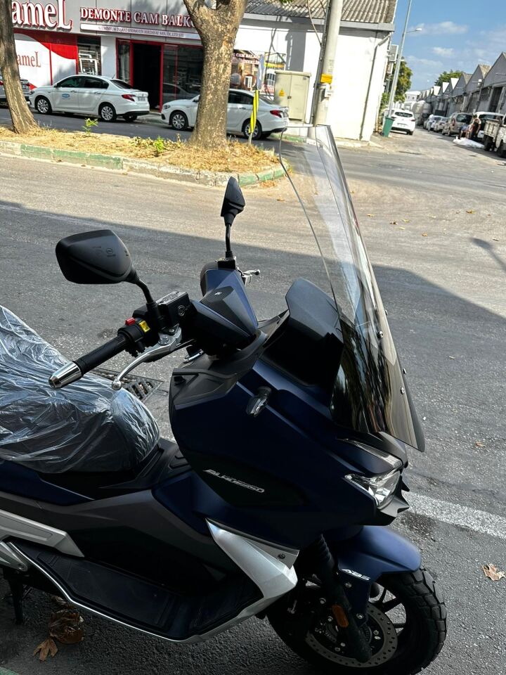 MOTOCAM RKS Blade 250 Ön Cam 2023-2026 Model 75cm Şeffaf Renkli 4mm UZUN