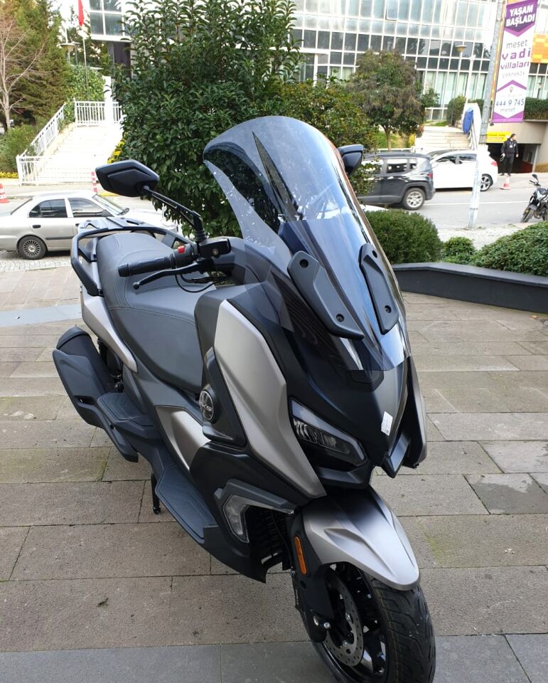 MOTOCAM RKS Fort 250 Ön Cam 2023-2026 Model 74cm Füme Renkli 4mm UZUN