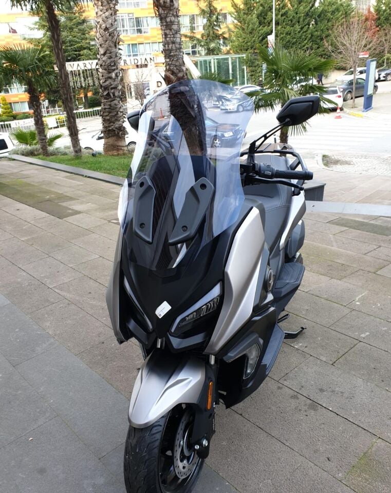 MOTOCAM RKS Fort 250 Ön Cam 2023-2026 Model 74cm Füme Renkli 4mm UZUN