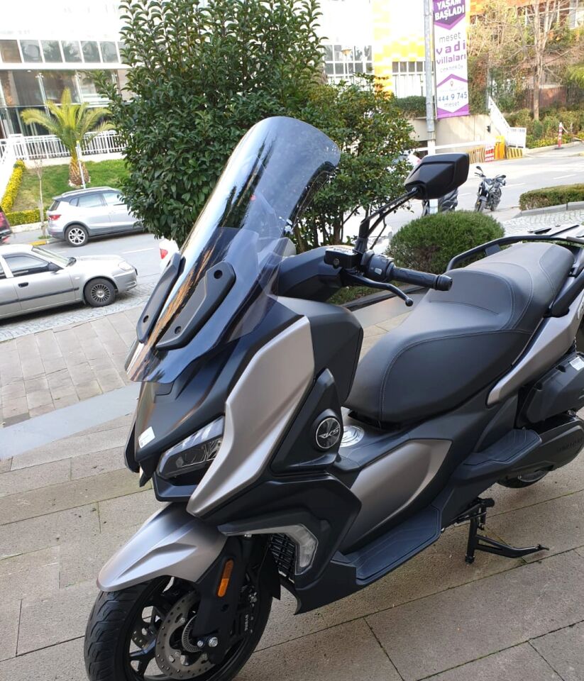 MOTOCAM RKS Fort 250 Ön Cam 2023-2026 Model 74cm Füme Renkli 4mm UZUN