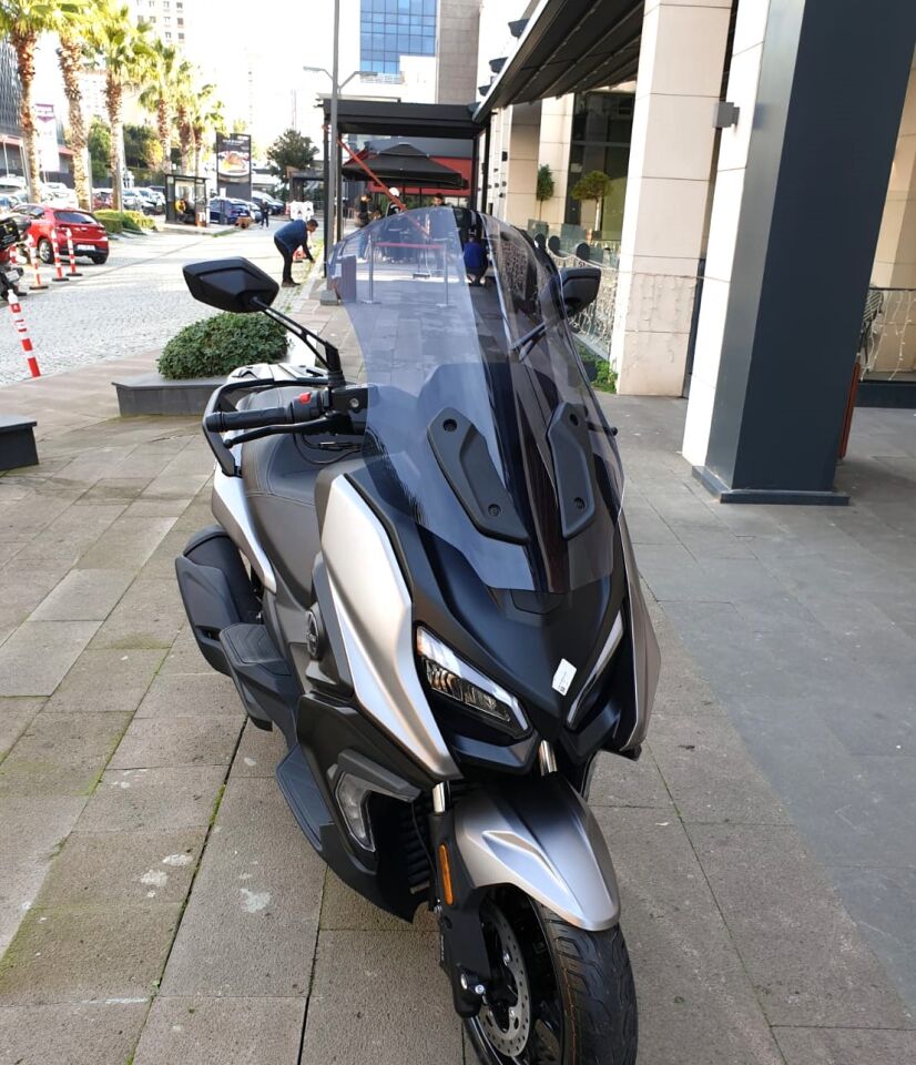 MOTOCAM RKS Fort 250 Ön Cam 2023-2026 Model 74cm Füme Renkli 4mm UZUN