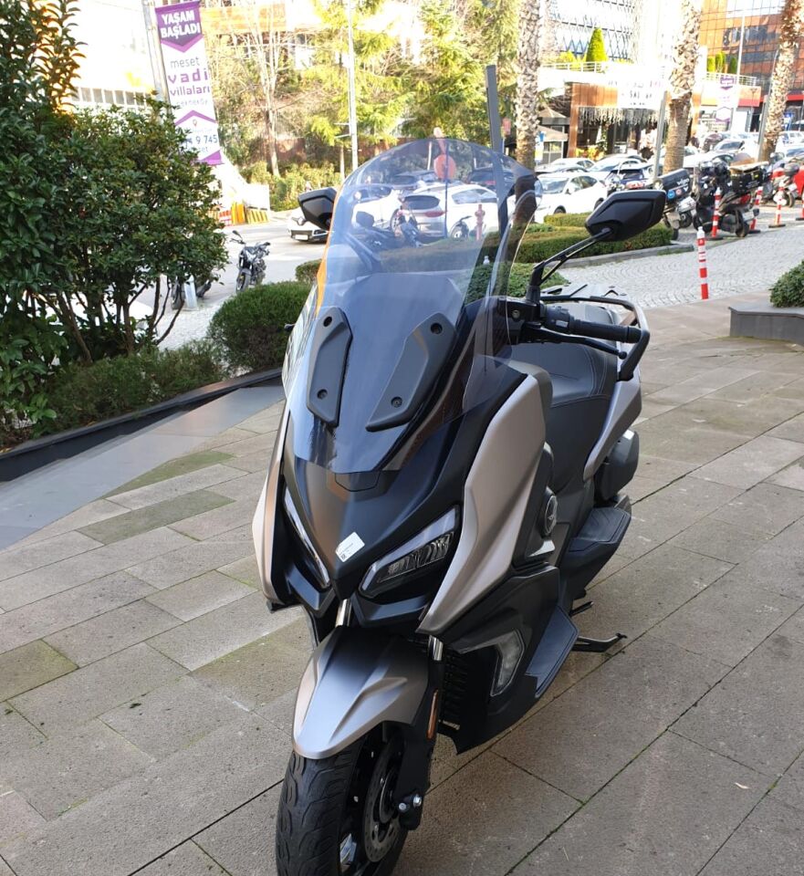 MOTOCAM RKS Fort 250 Ön Cam 2023-2026 Model 74cm Füme Renkli 4mm UZUN