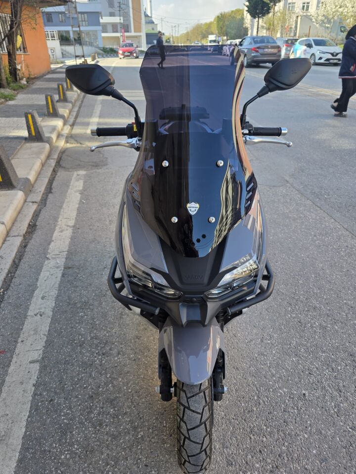 MOTOCAM RKS Freccia Ön Cam 2022-2026 Model 55cm Siyah Renkli 4mm KISA