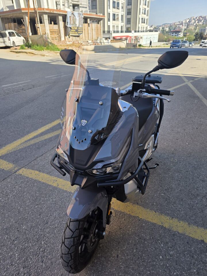 MOTOCAM RKS Freccia Ön Cam 2022-2026 Model 55cm Şeffaf Renkli 4mm KISA