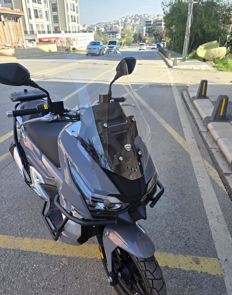MOTOCAM RKS Freccia Ön Cam 2022-2026 Model 55cm Şeffaf Renkli 4mm KISA