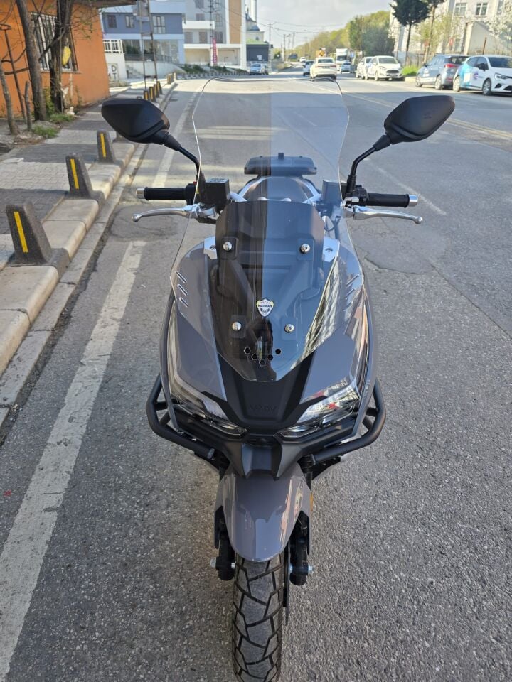 MOTOCAM RKS Freccia Ön Cam 2022-2026 Model 55cm Şeffaf Renkli 4mm KISA