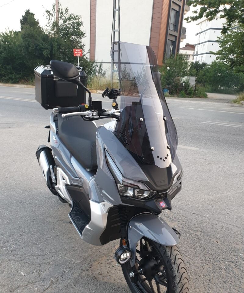 MOTOCAM RKS Freccia Ön Cam 2022-2026 Model 65cm Füme Renkli 4mm ORTA BOYLU