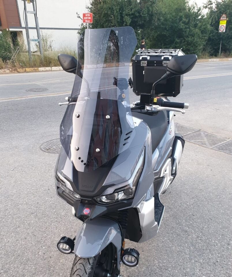 MOTOCAM RKS Freccia Ön Cam 2022-2026 Model 65cm Füme Renkli 4mm ORTA BOYLU