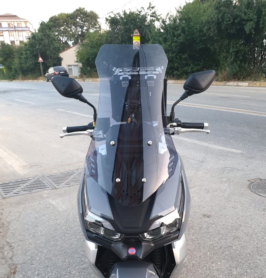 MOTOCAM RKS Freccia Ön Cam 2022-2026 Model 65cm Füme Renkli 4mm ORTA BOYLU