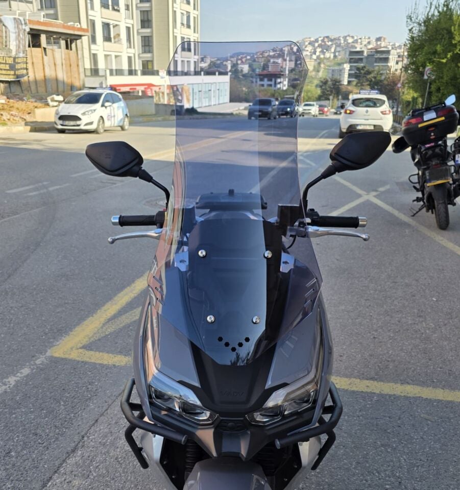 MOTOCAM RKS Freccia Ön Cam 2022-2026 Model 75cm Füme Renkli 4mm UZUN