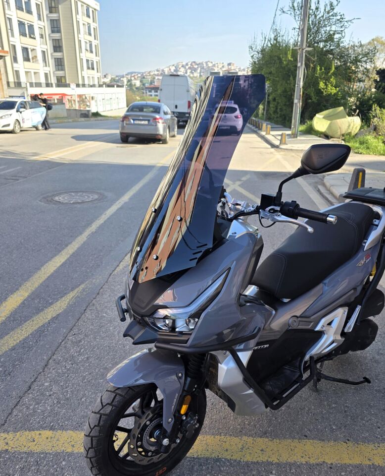 MOTOCAM RKS Freccia Ön Cam 2022-2026 Model 75cm Siyah Renkli 4mm UZUN