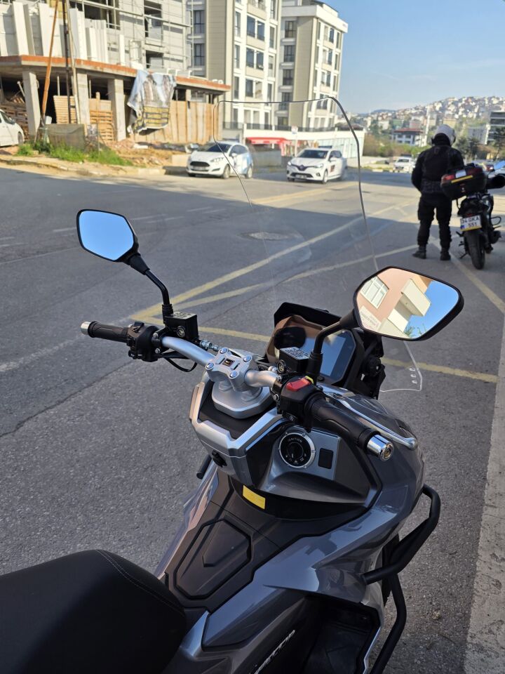 MOTOCAM RKS Freccia Ön Cam 2022-2026 Model 75cm Şeffaf Renkli 4mm UZUN