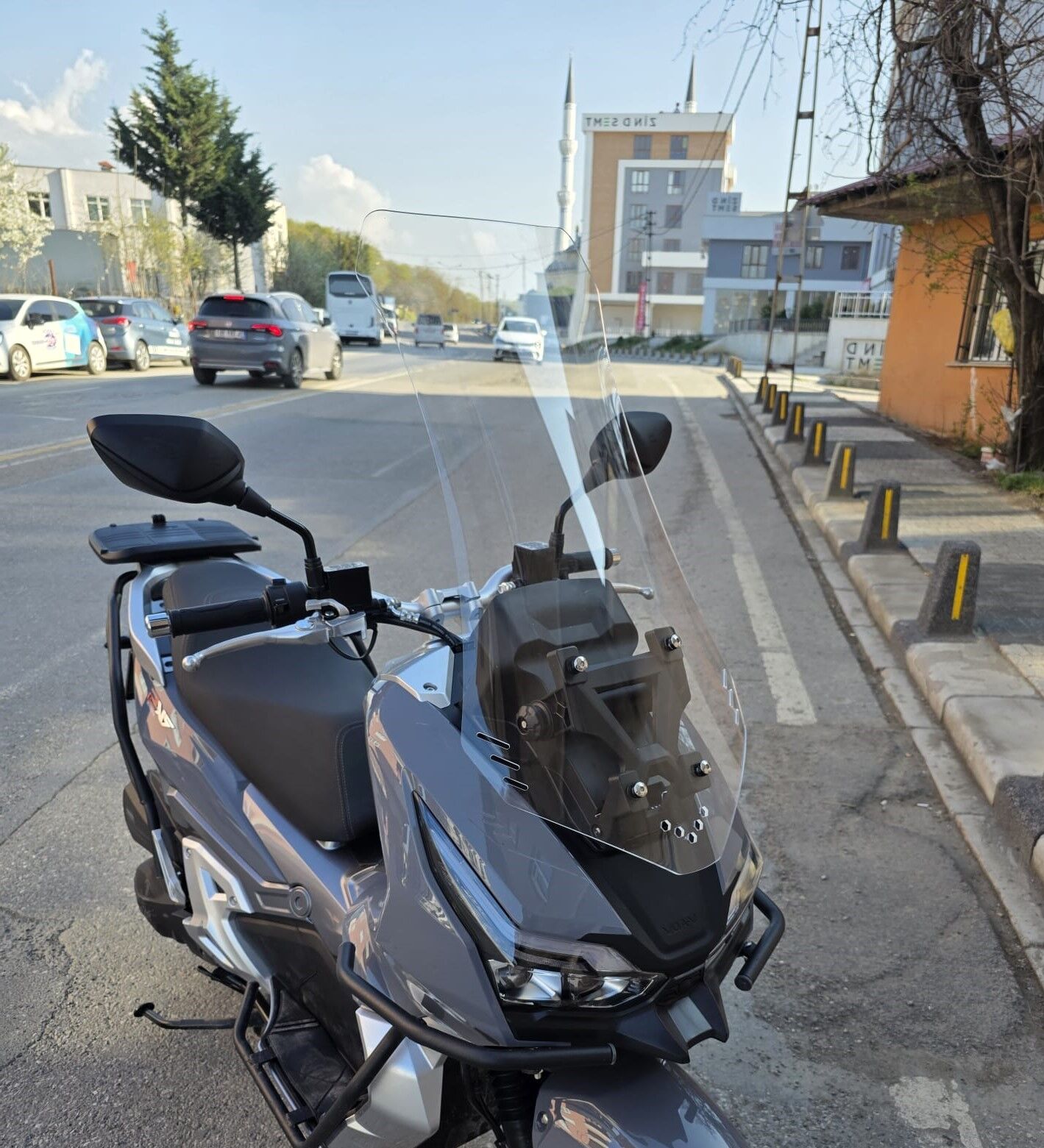 MOTOCAM RKS Freccia Ön Cam 2022-2026 Model 75cm Şeffaf Renkli 4mm UZUN