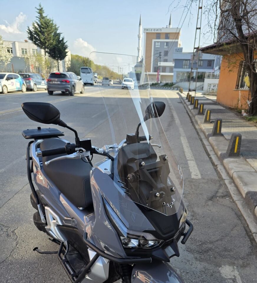 MOTOCAM RKS Freccia Ön Cam 2022-2026 Model 75cm Şeffaf Renkli 4mm UZUN