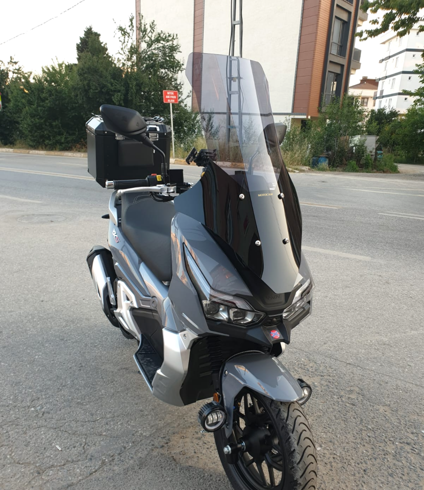 MOTOCAM RKS Freccia Ön Cam 2022-2026 Model 78cm Füme Renkli 4mm UZUN