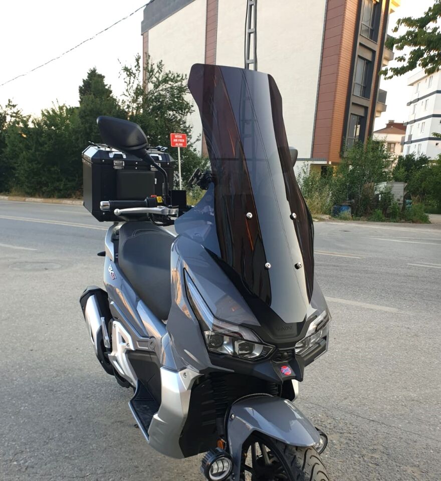 MOTOCAM RKS Freccia Ön Cam 2022-2026 Model 78cm Siyah Renkli 4mm UZUN