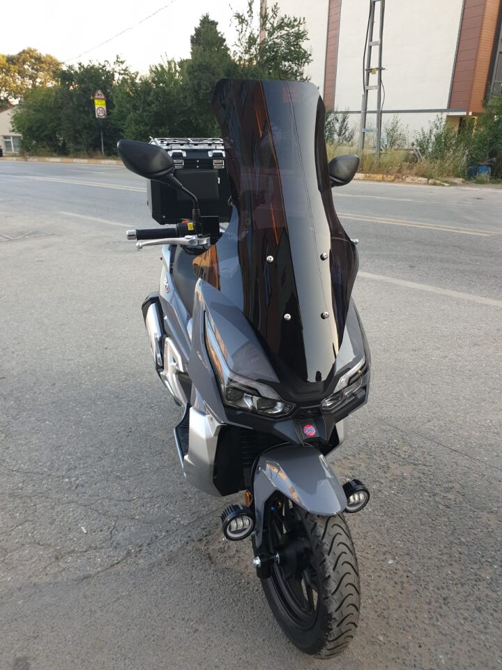 MOTOCAM RKS Freccia Ön Cam 2022-2026 Model 78cm Siyah Renkli 4mm UZUN