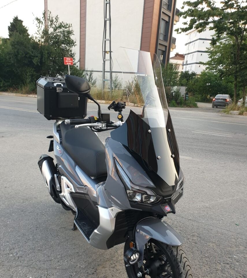 MOTOCAM RKS Freccia Ön Cam 2022-2026 Model 78cm Şeffaf Renkli 4mm UZUN