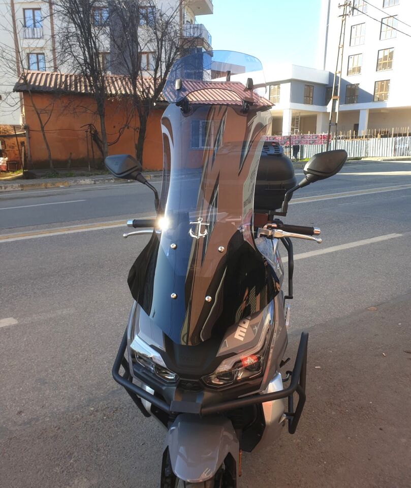 MOTOCAM RKS Freccia Ön Cam 2022-2026 Model 75cm Alt Geniş Füme Renkli 4mm UZUN