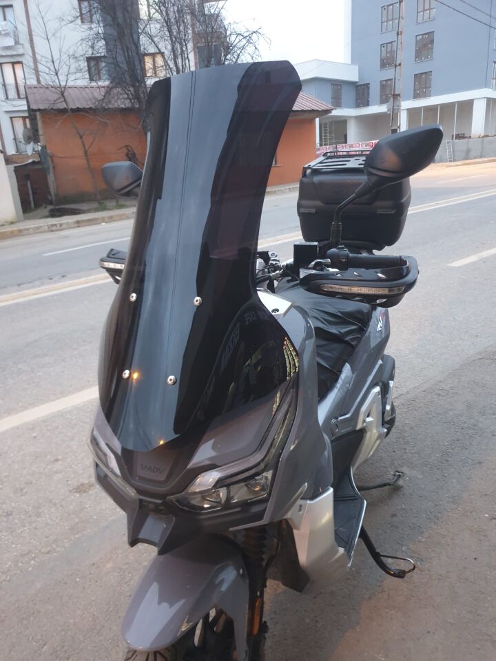 MOTOCAM RKS Freccia Ön Cam 2022-2026 Model 75cm Alt Geniş Siyah Renkli 4mm UZUN