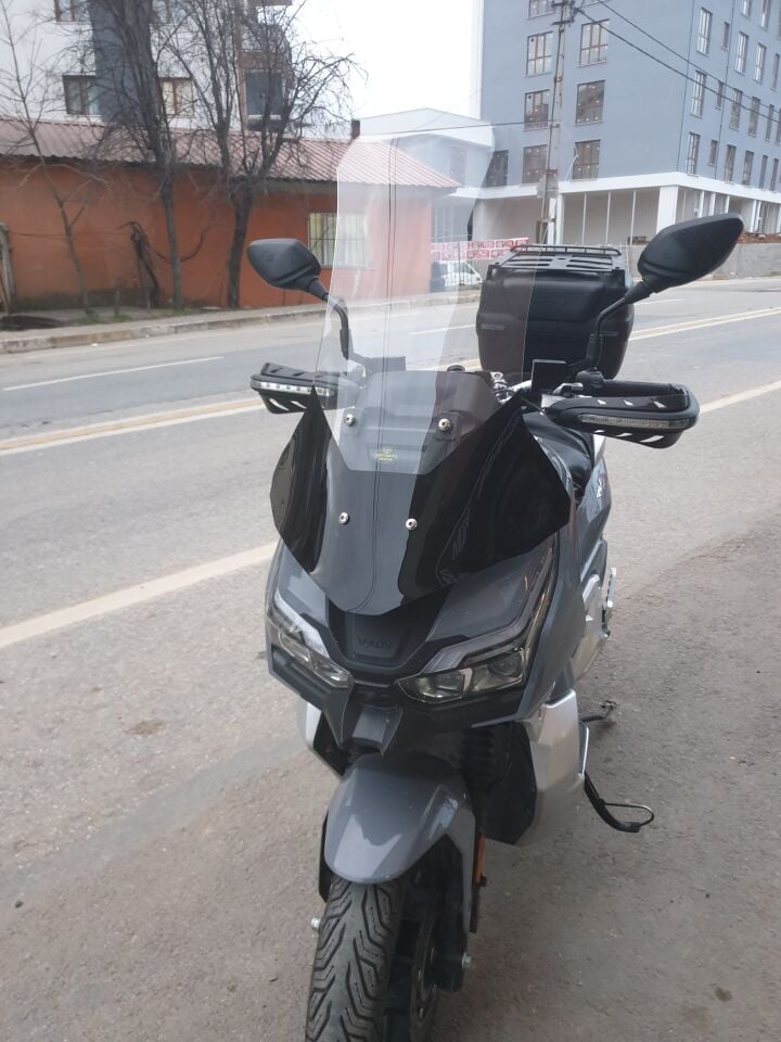 MOTOCAM RKS Freccia Ön Cam 2022-2026 Model 75cm Alt Geniş Şeffaf Renkli 4mm UZUN