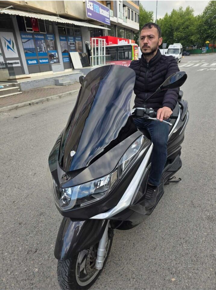 MOTOCAM Piaggio X10 350 Ön Cam 2011-2017 Model 73cm Siyah Renkli 4mm