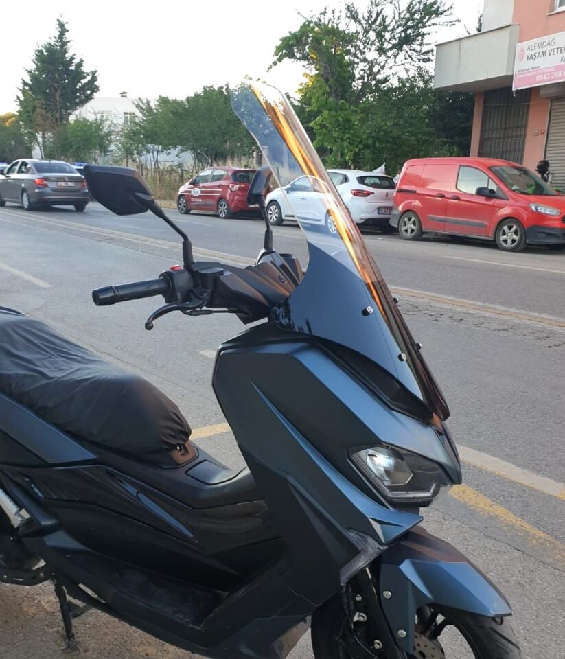 MOTOCAM RKS Grace 202 Ön Cam 2022-2026 Model 78cm Şeffaf Renkli 4mm UZUN